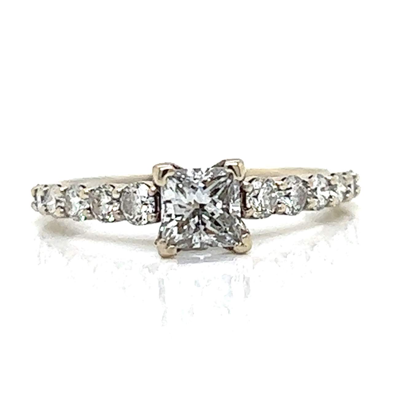 14k White Gold 1.35 Ct. Diamond Ring