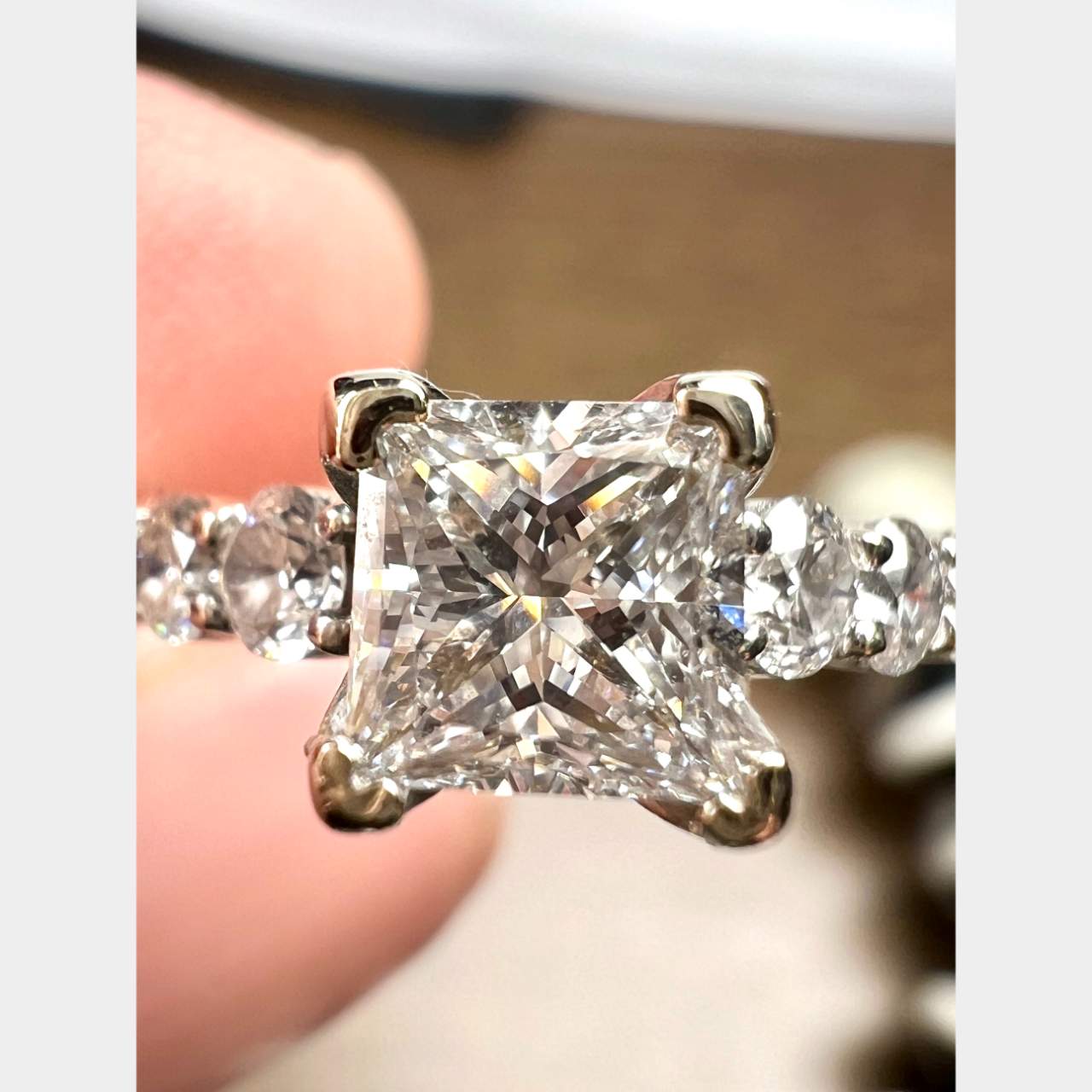 14k White Gold 1.35 Ct. Diamond Ring