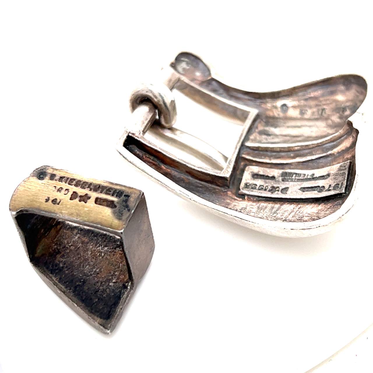 KIESELSTEIN Sterling Silver Belt Buckle