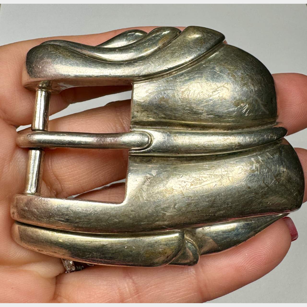 Kieselstein-Cord Sterling Silver Belt Buckle