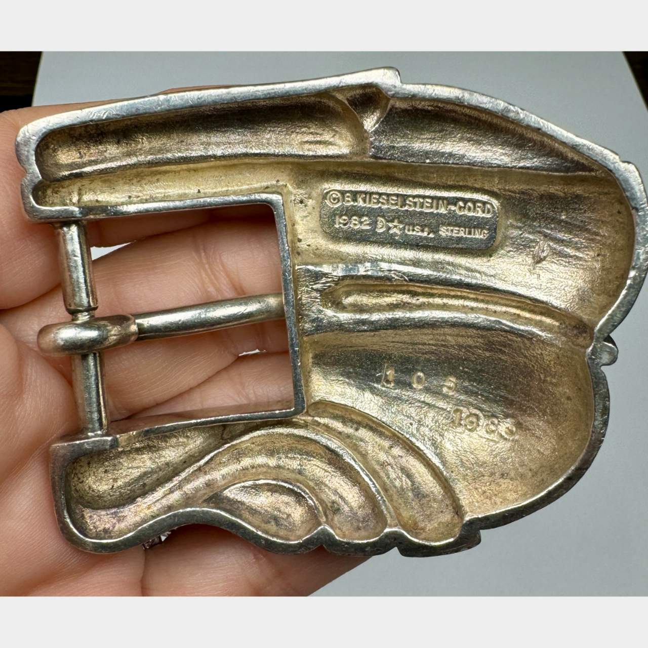 Kieselstein-Cord Sterling Silver Belt Buckle