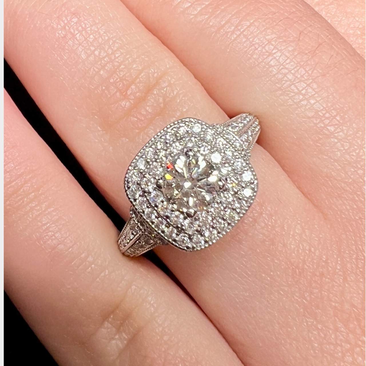 18K White Gold 1.30 Ct. Diamond Ring