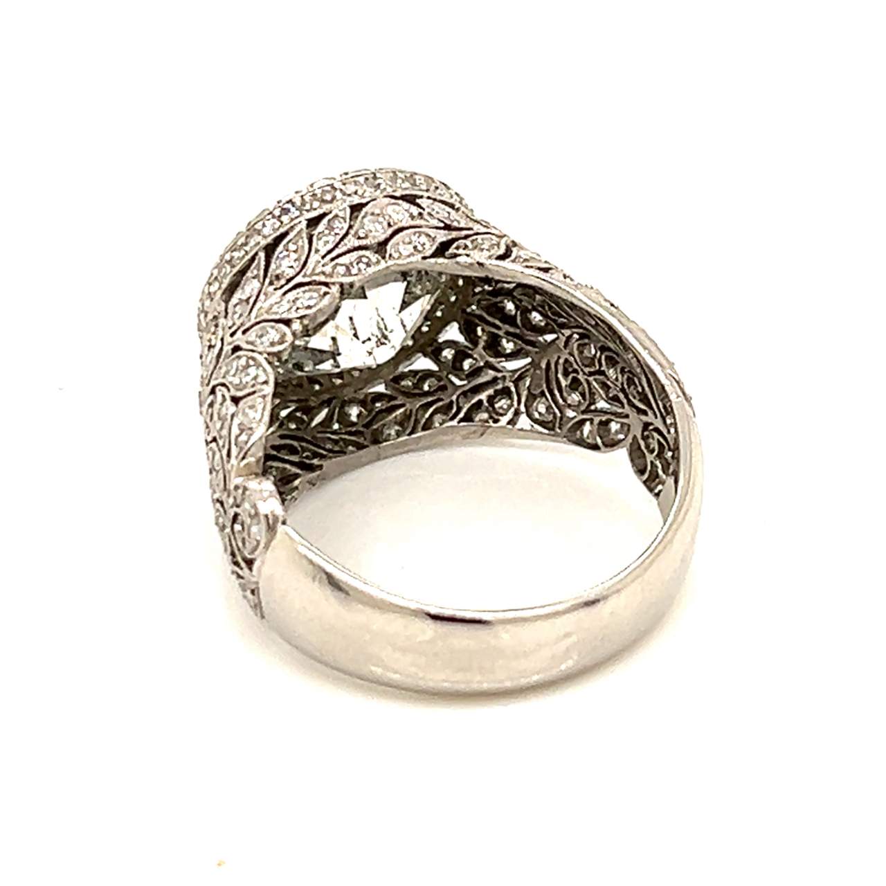 8.81 Ct Art Deco Diamond Engagement Ring - Image 4