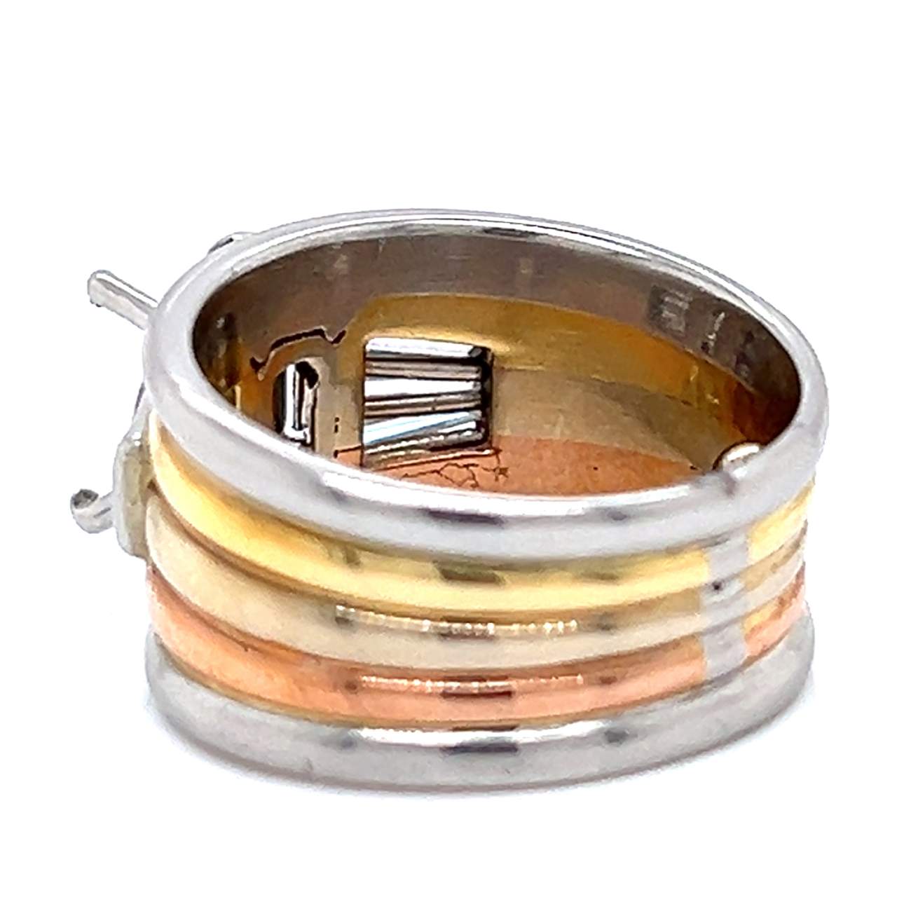 18K Trigold Diamond Mounting