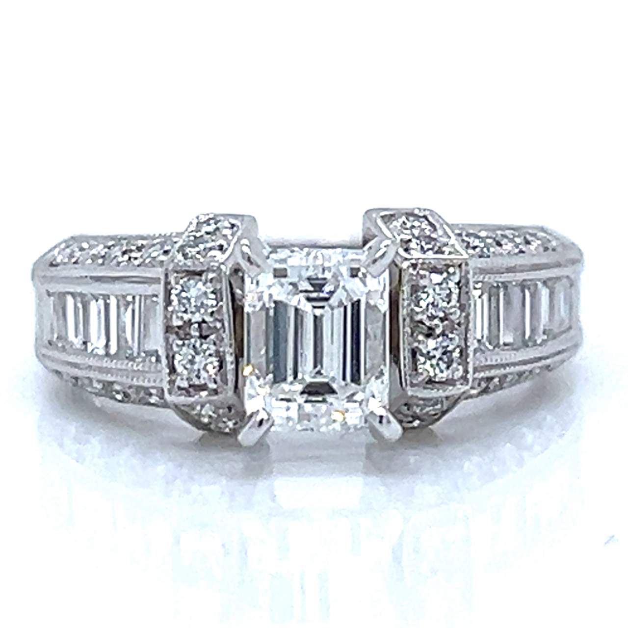 14K White Gold 1.03 Ct. Diamond Ring
