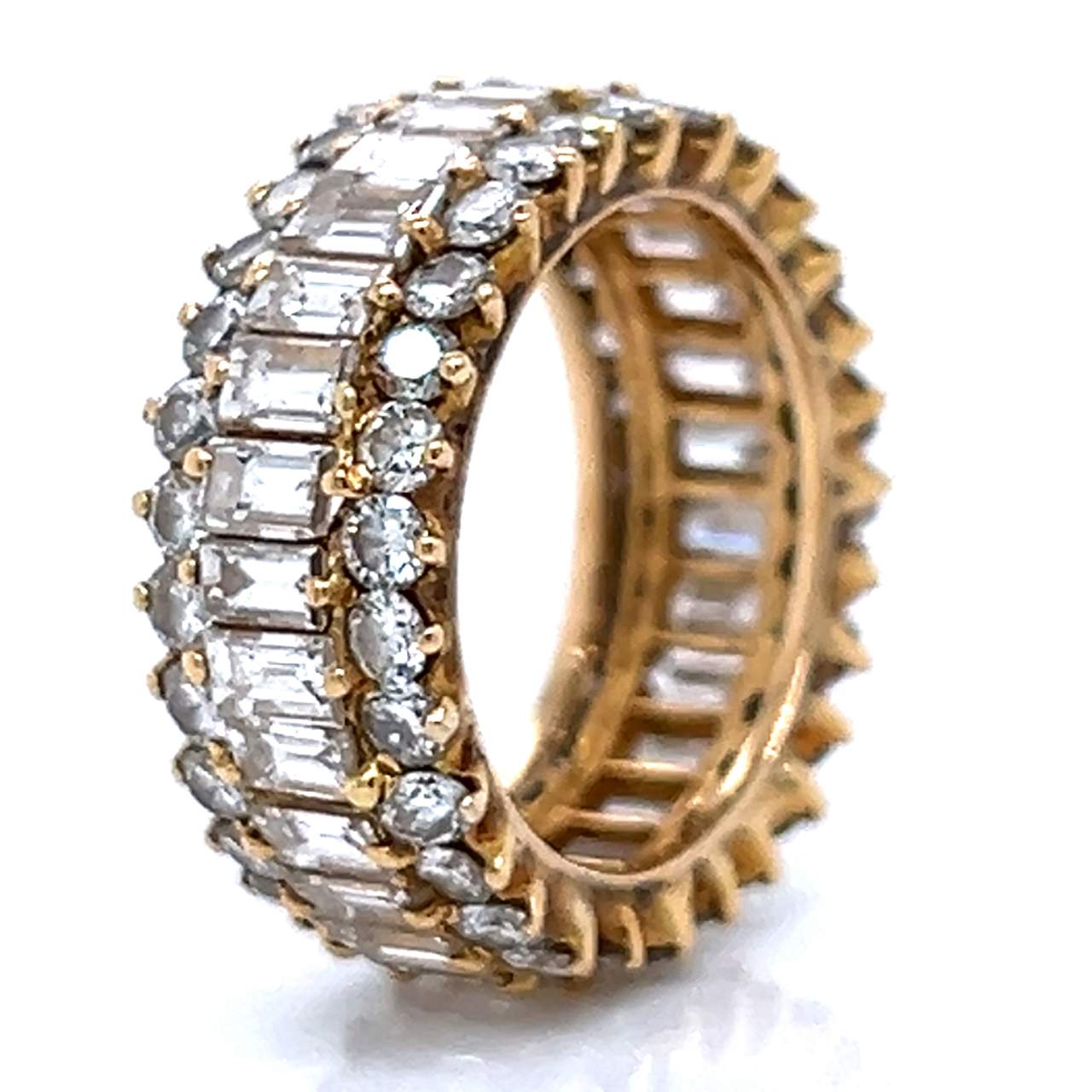18K Yellow Gold 4.00 Ct. Diamond Ring