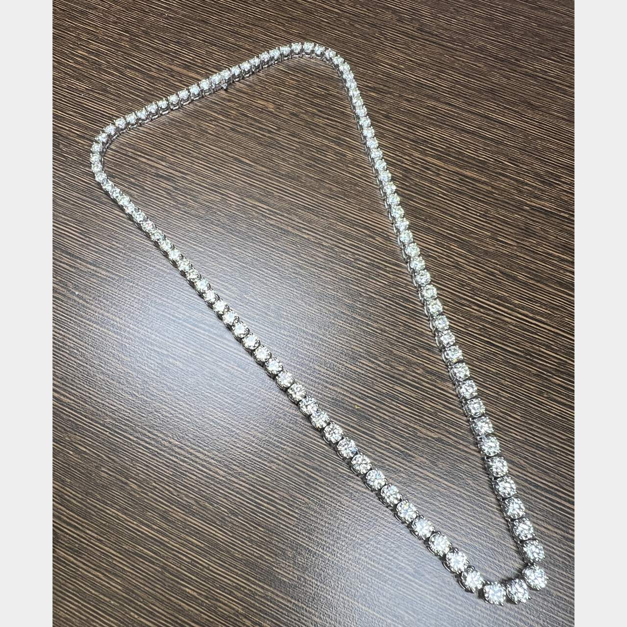 55.00 Ct. Diamond Tennis Necklace