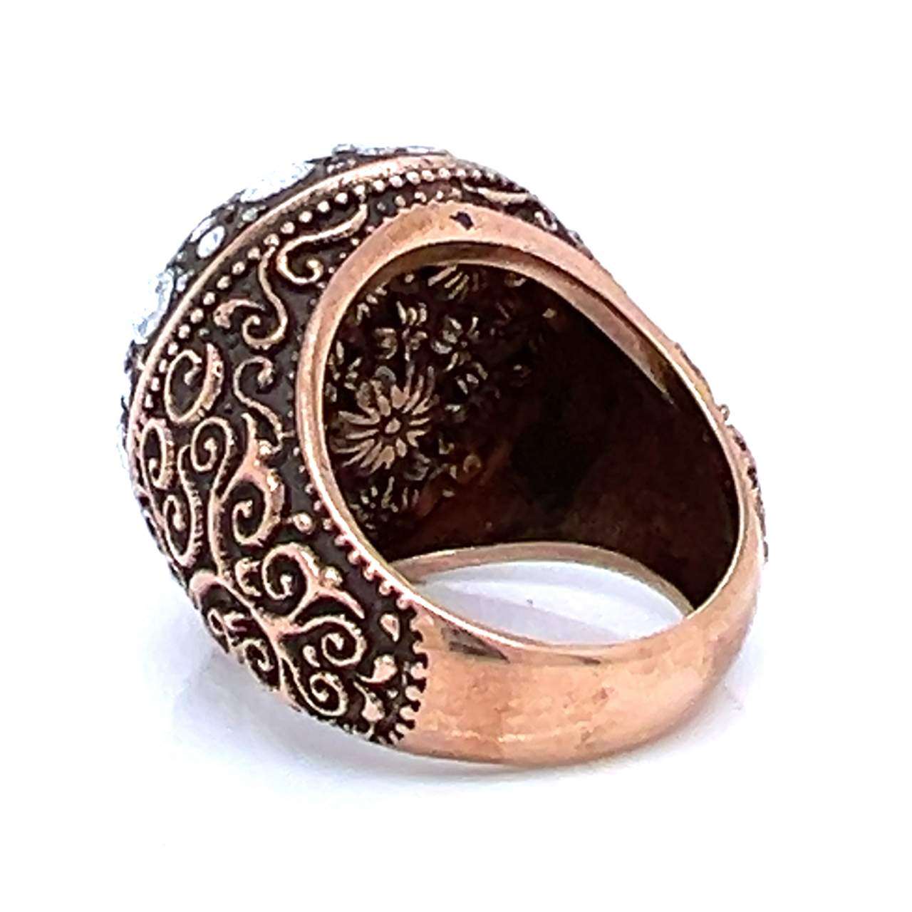 18K & Silver Diamond Ring
