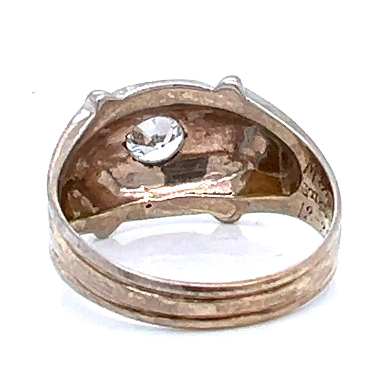Antique 10K Diamond Ring