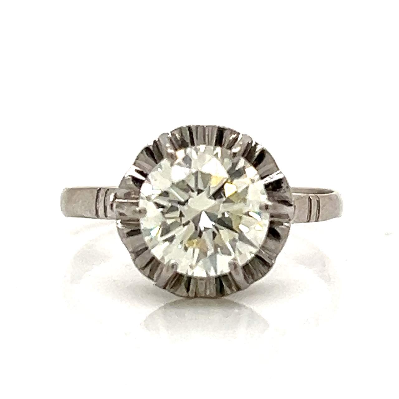 18K White Gold 1.80 Ct. Diamond Ring