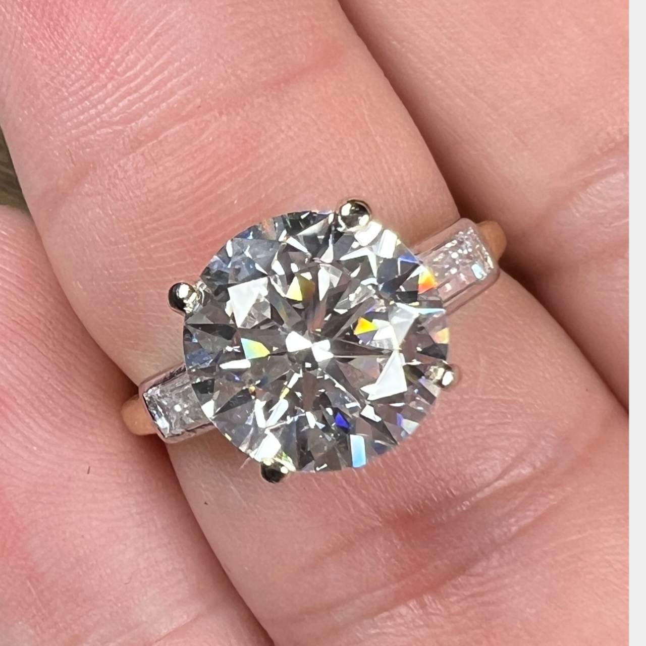CARTIER 18K Yellow Gold GIA Certified 3.96 Ct. Diamond Ring