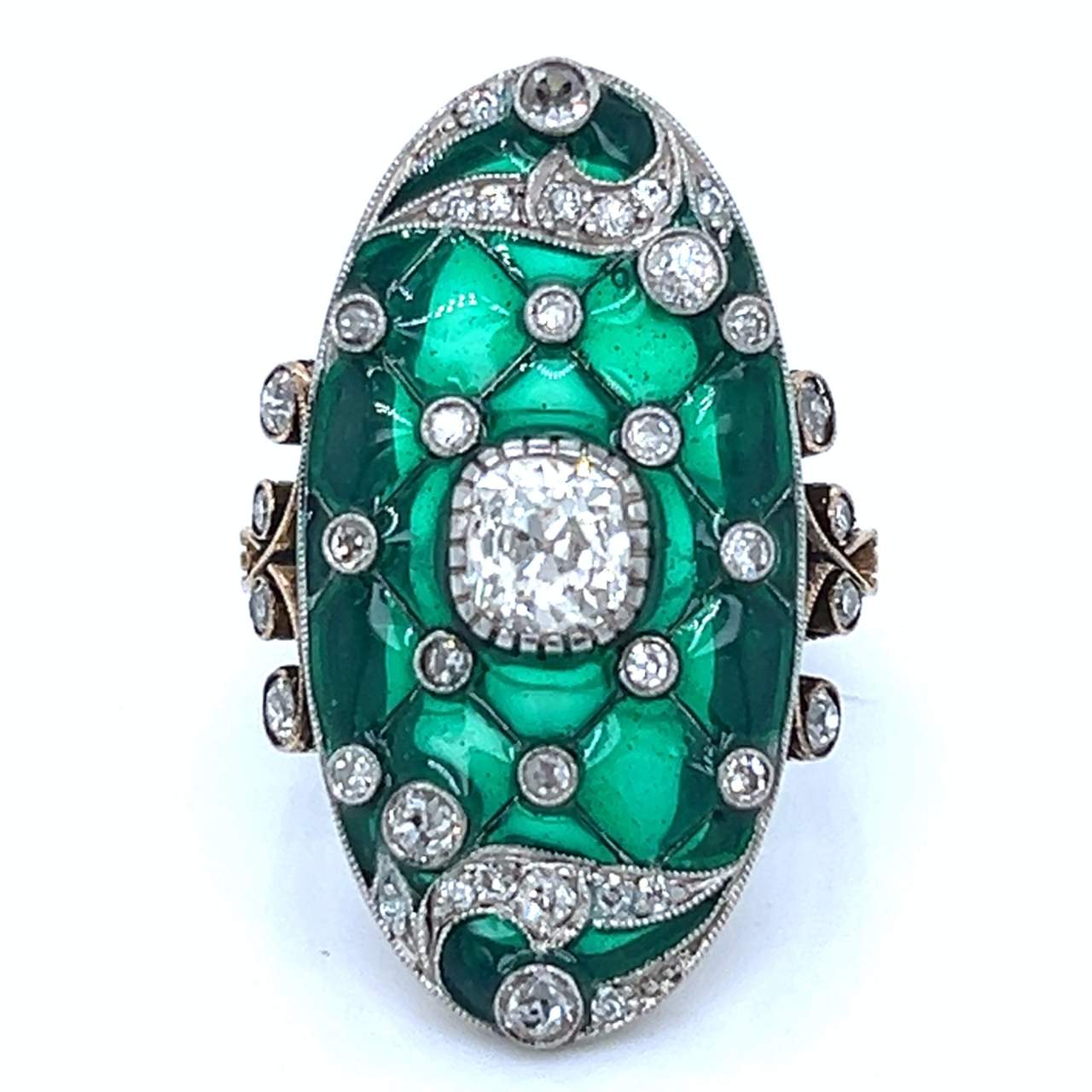 18K & Platinum Diamond Ring