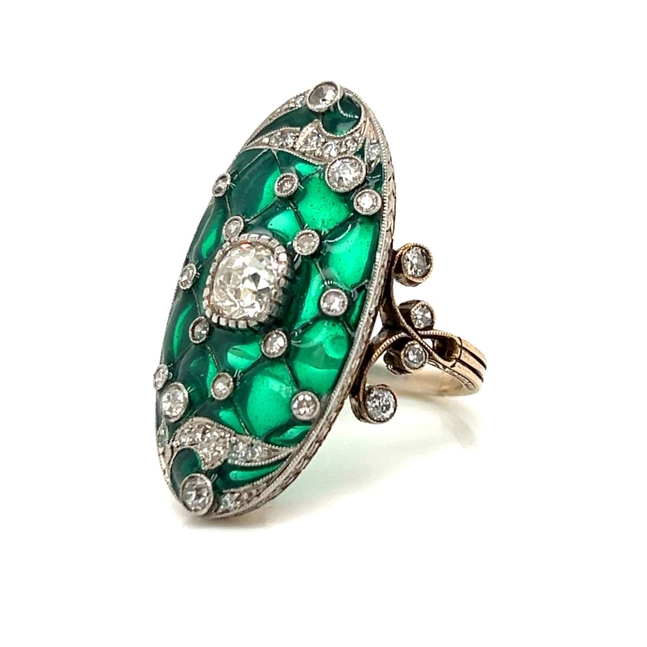 18K & Platinum Diamond Ring