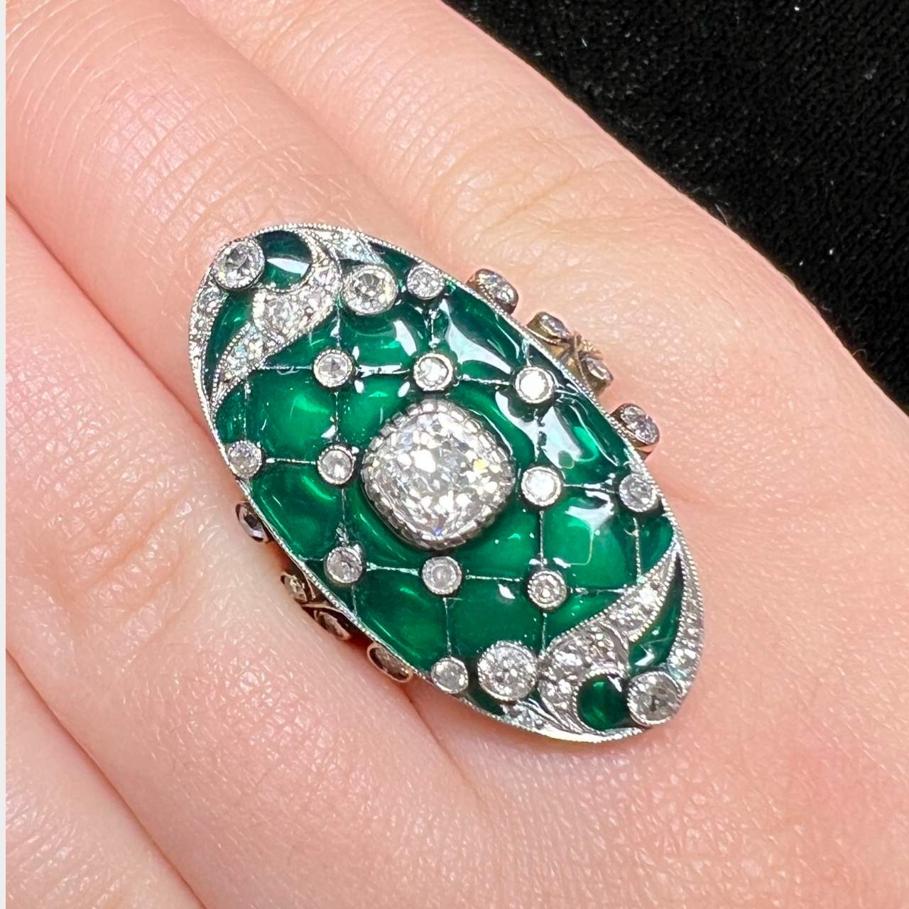 18K & Platinum Diamond Ring