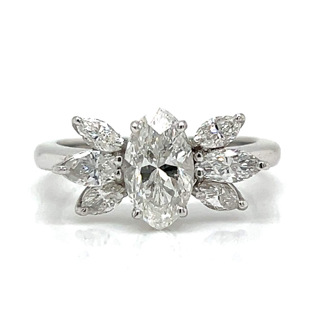 18K White Gold 2.10 Ct. Diamond Ring