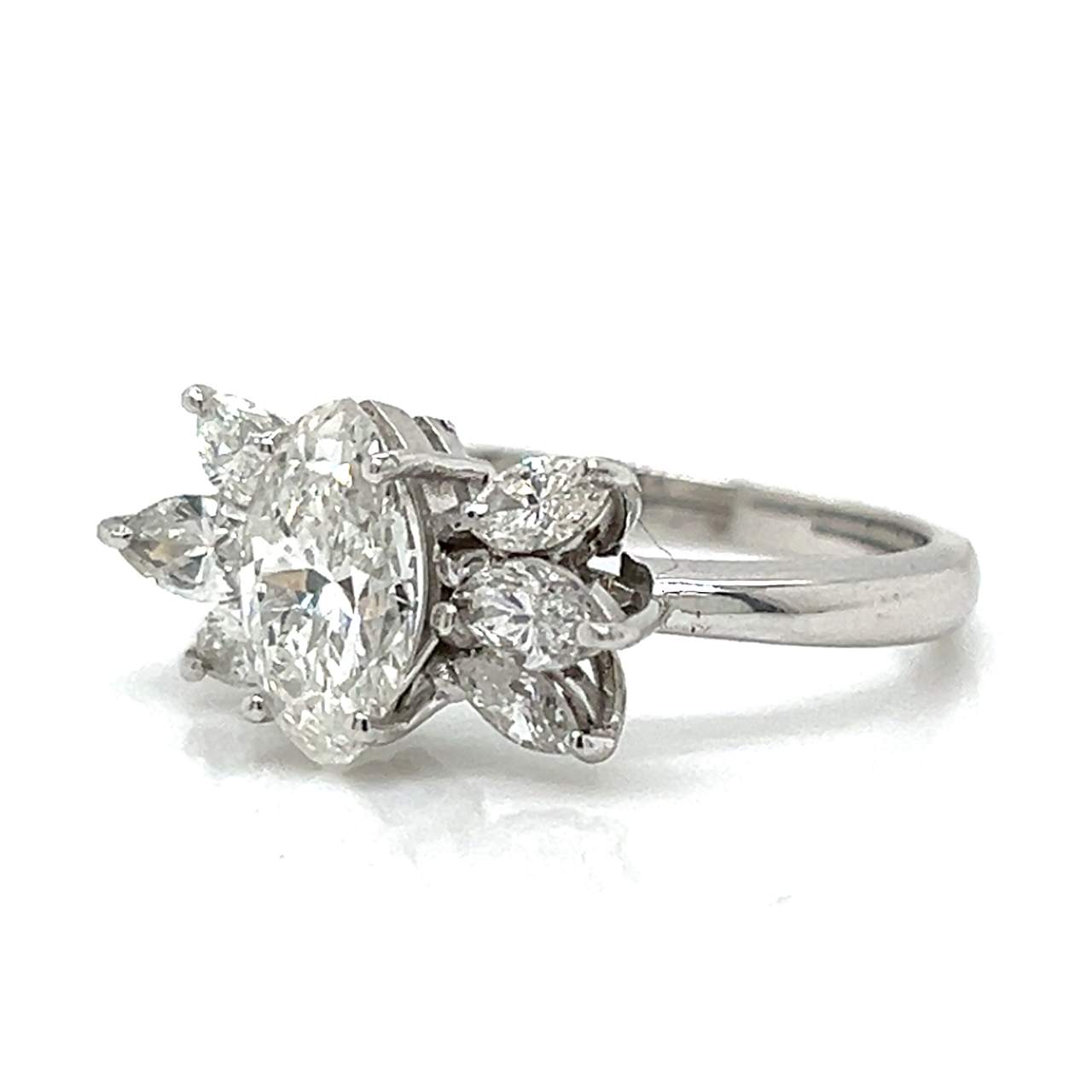 18K White Gold 2.10 Ct. Diamond Ring