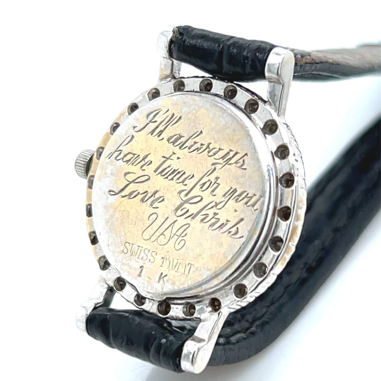 AUSTERN & PAUL 18K White Gold Diamond Ladies Watch