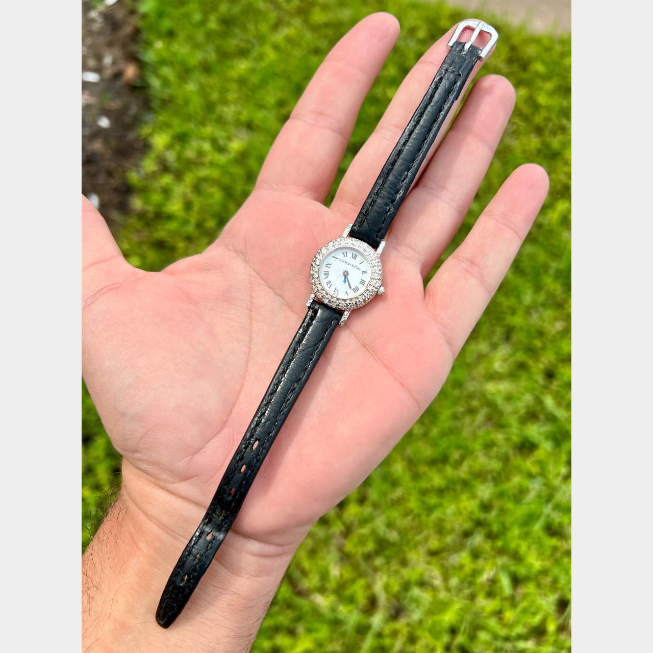 AUSTERN & PAUL 18K White Gold Diamond Ladies Watch