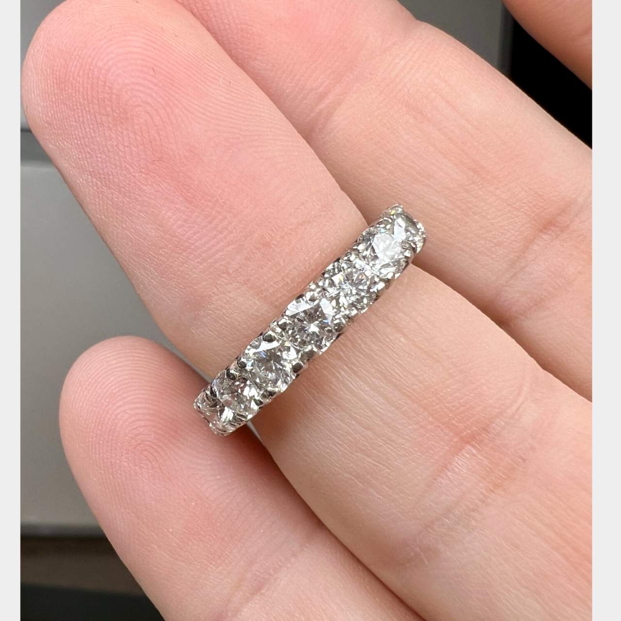 Platinum 3.00 Ct. Diamond Eternity Band