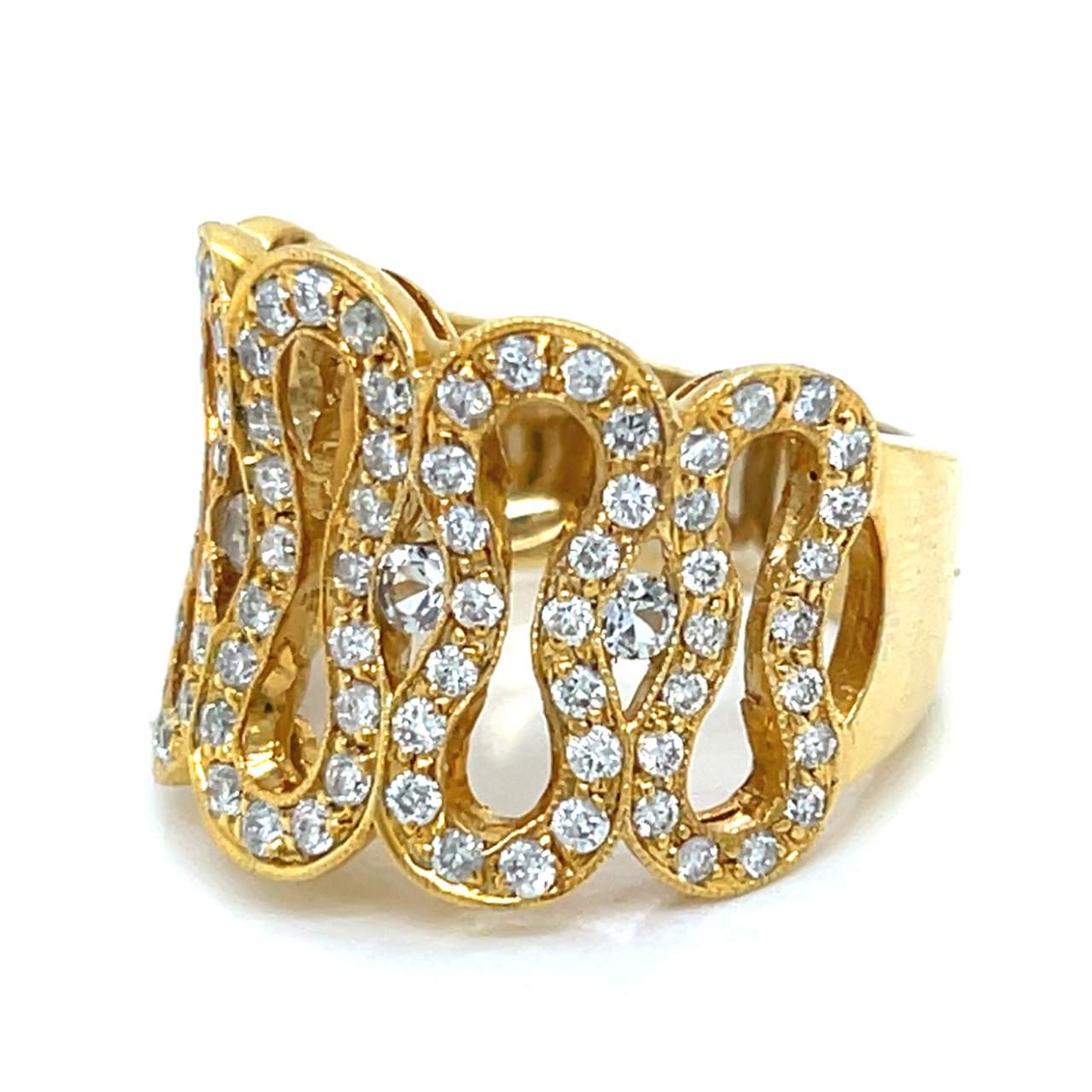 18K Yellow Gold 1.25 Ct. Diamond Ring