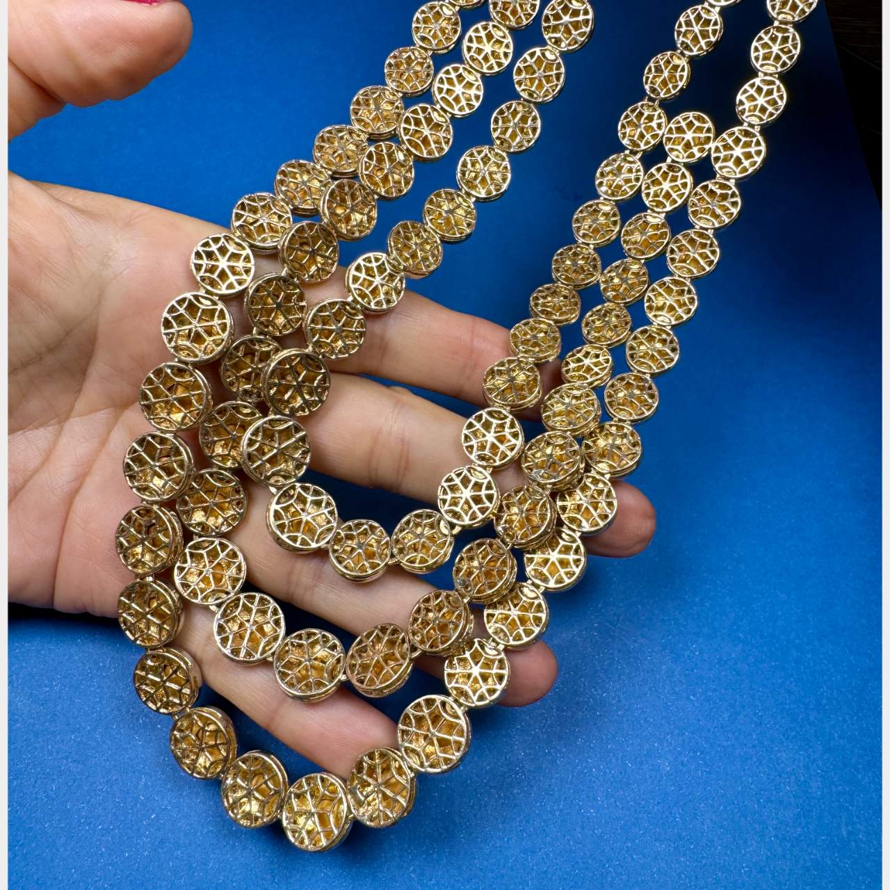 70 Ct Rose Cut Diamond Necklace