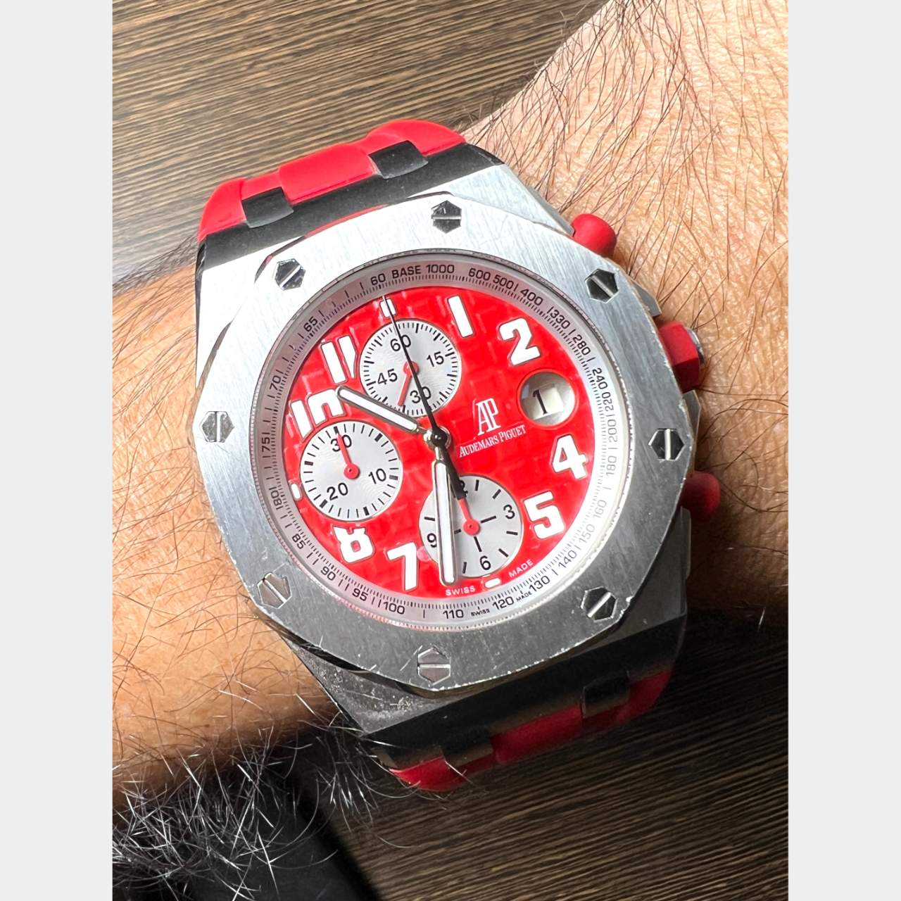 Audemars Piguet Stainless Steel Royal Oak Offshore Rhone Fusterie Limited Edition Watch