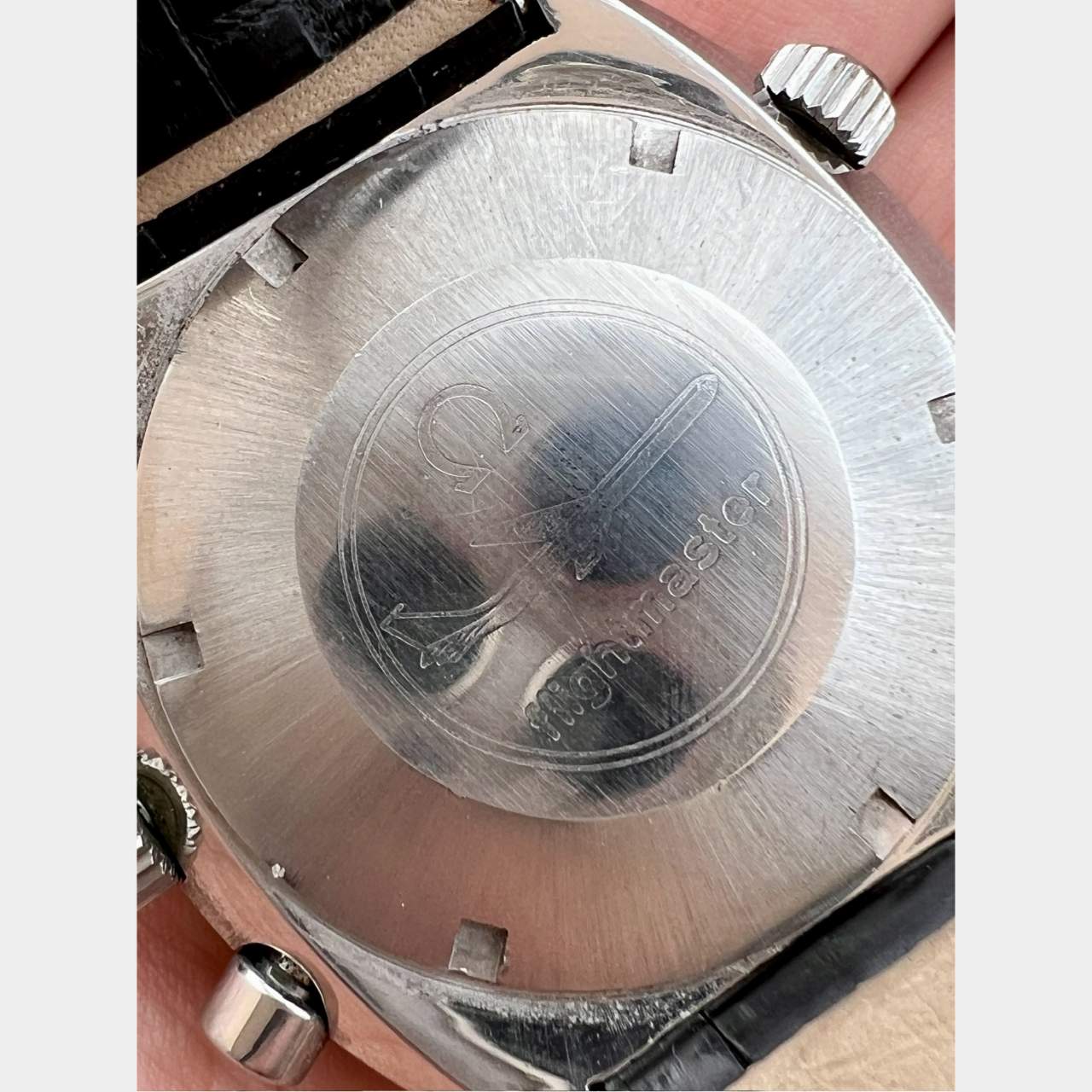 Omega Stainless Steel Flightmaster