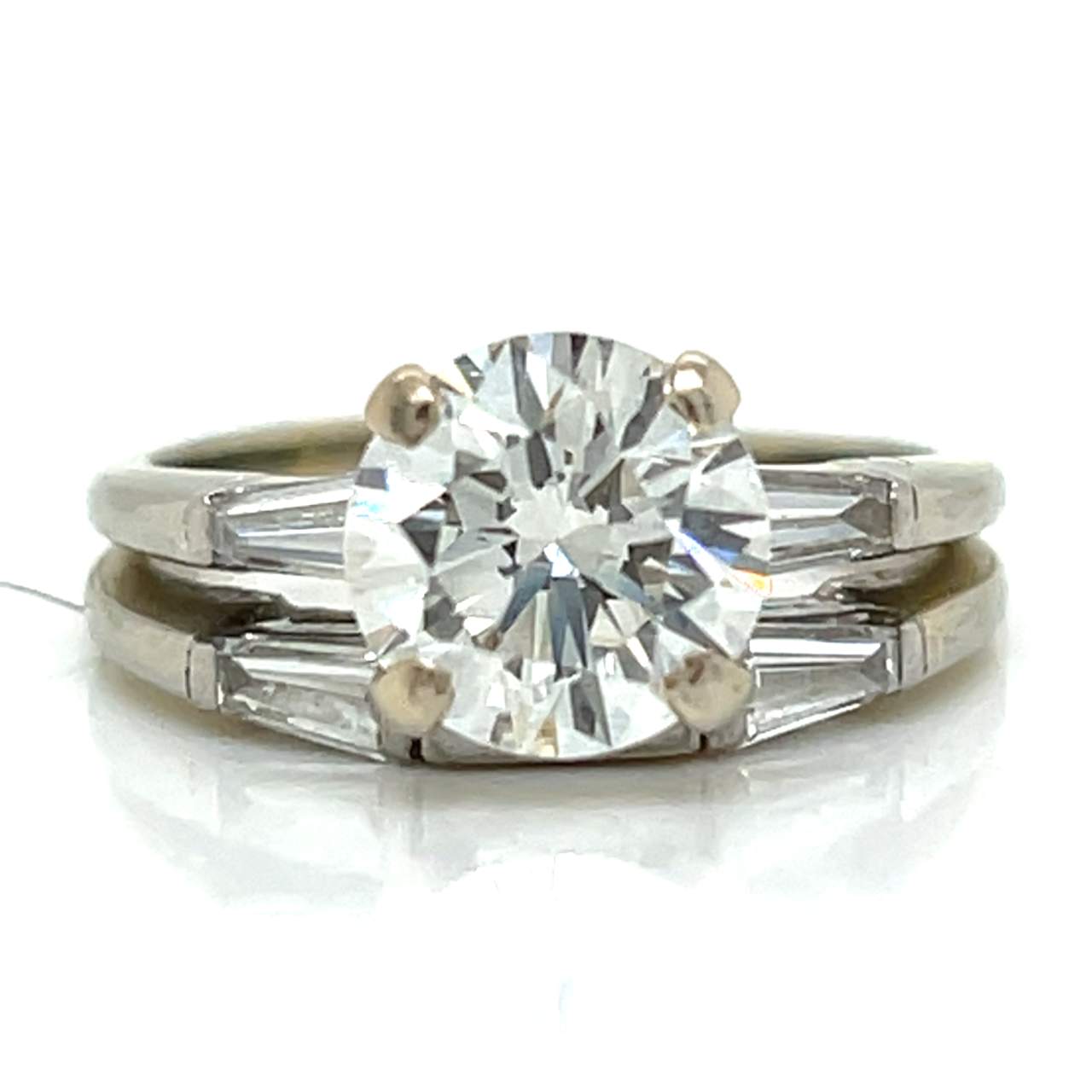 18K White Gold 1.77 Ct. GIA Certified Diamond Ring