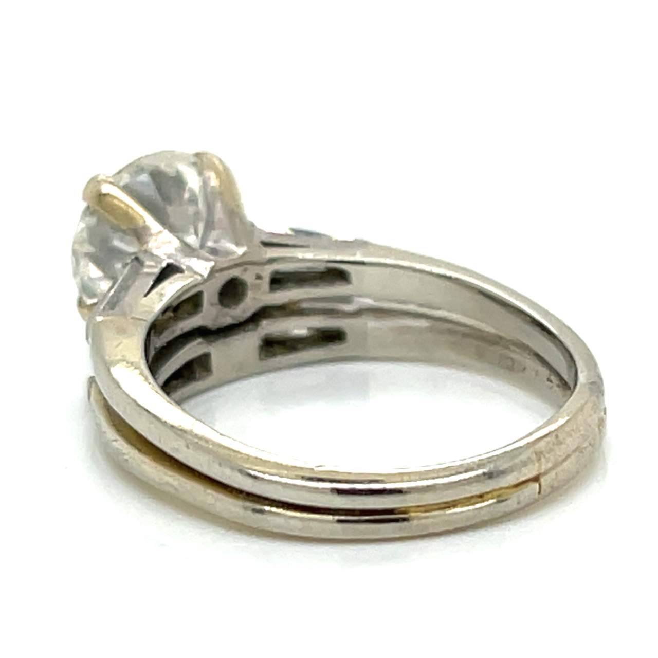 18K White Gold 1.77 Ct. GIA Certified Diamond Ring