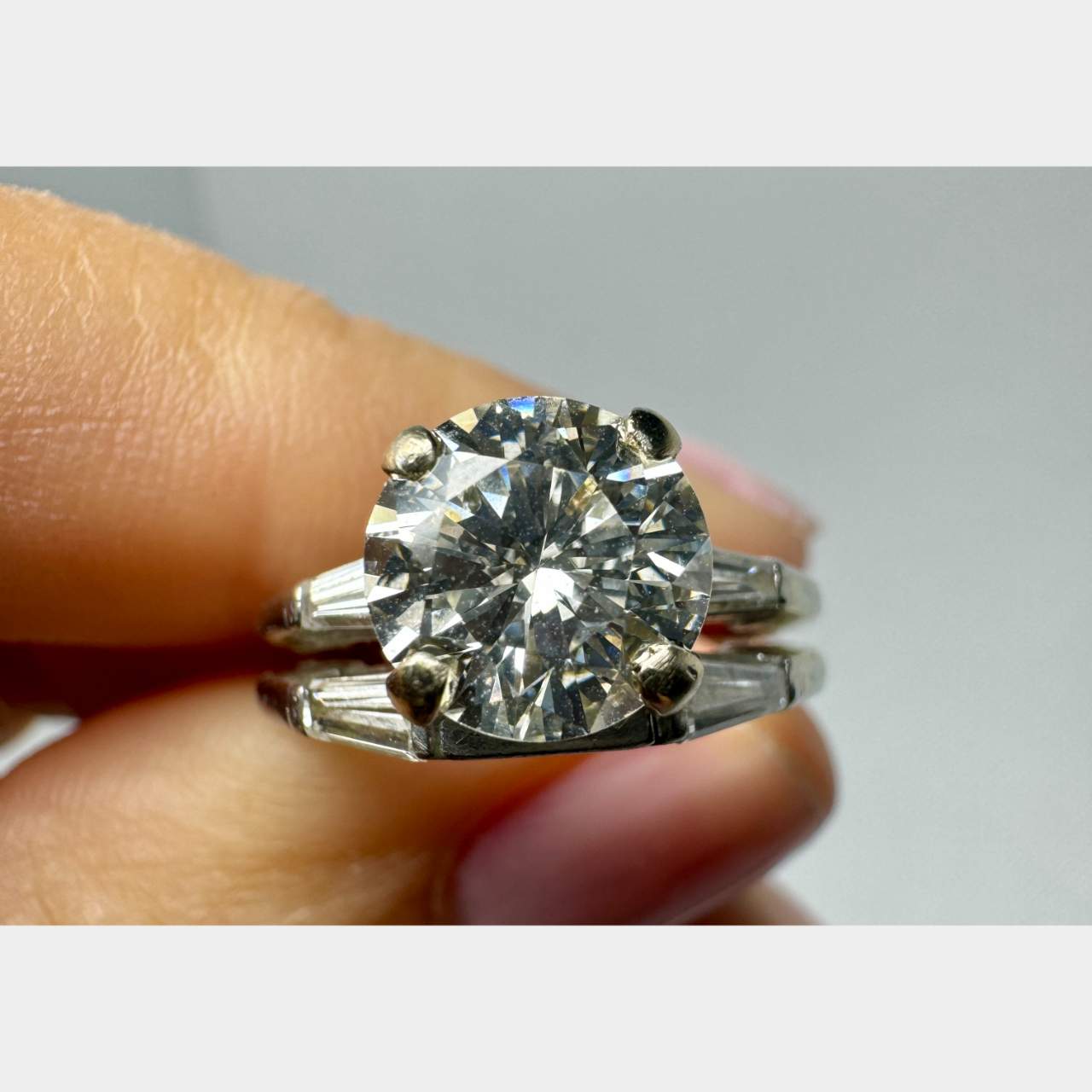 18K White Gold 1.77 Ct. GIA Certified Diamond Ring