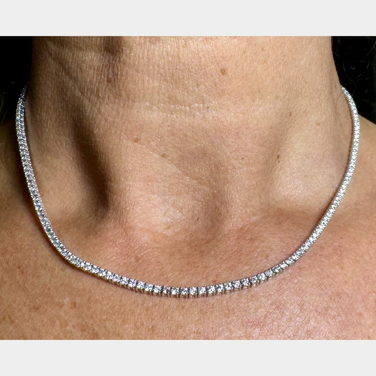 6.00 Ct. Diamond Tennis Necklace