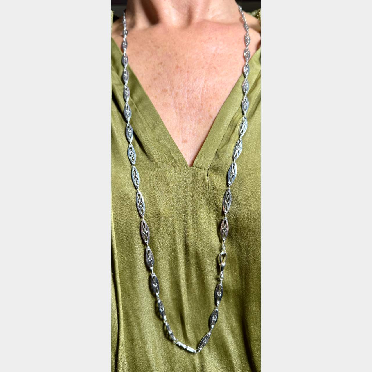Antique Platinum Necklace