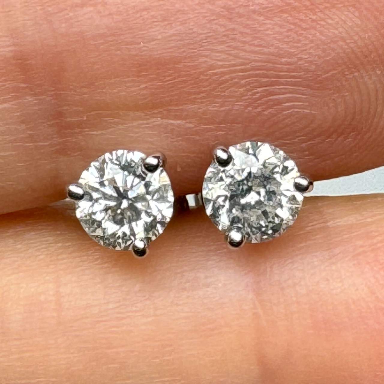 1.24 Ct. Diamond Stud Earrings