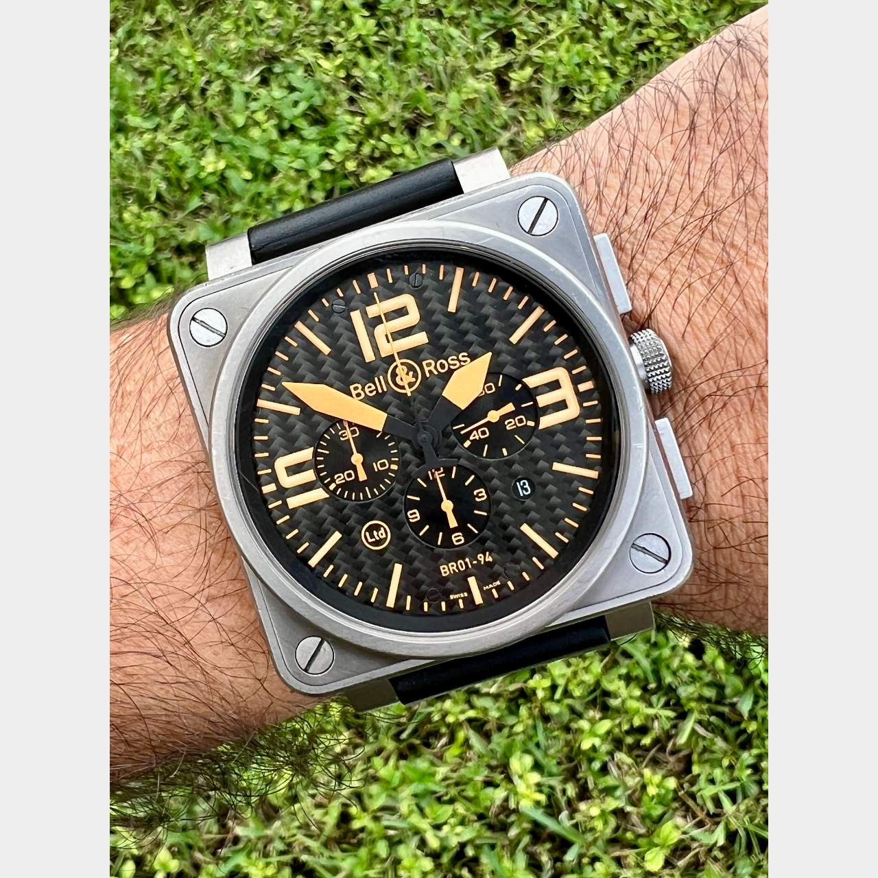 BELL & ROSS Titanium Chronograph Watch