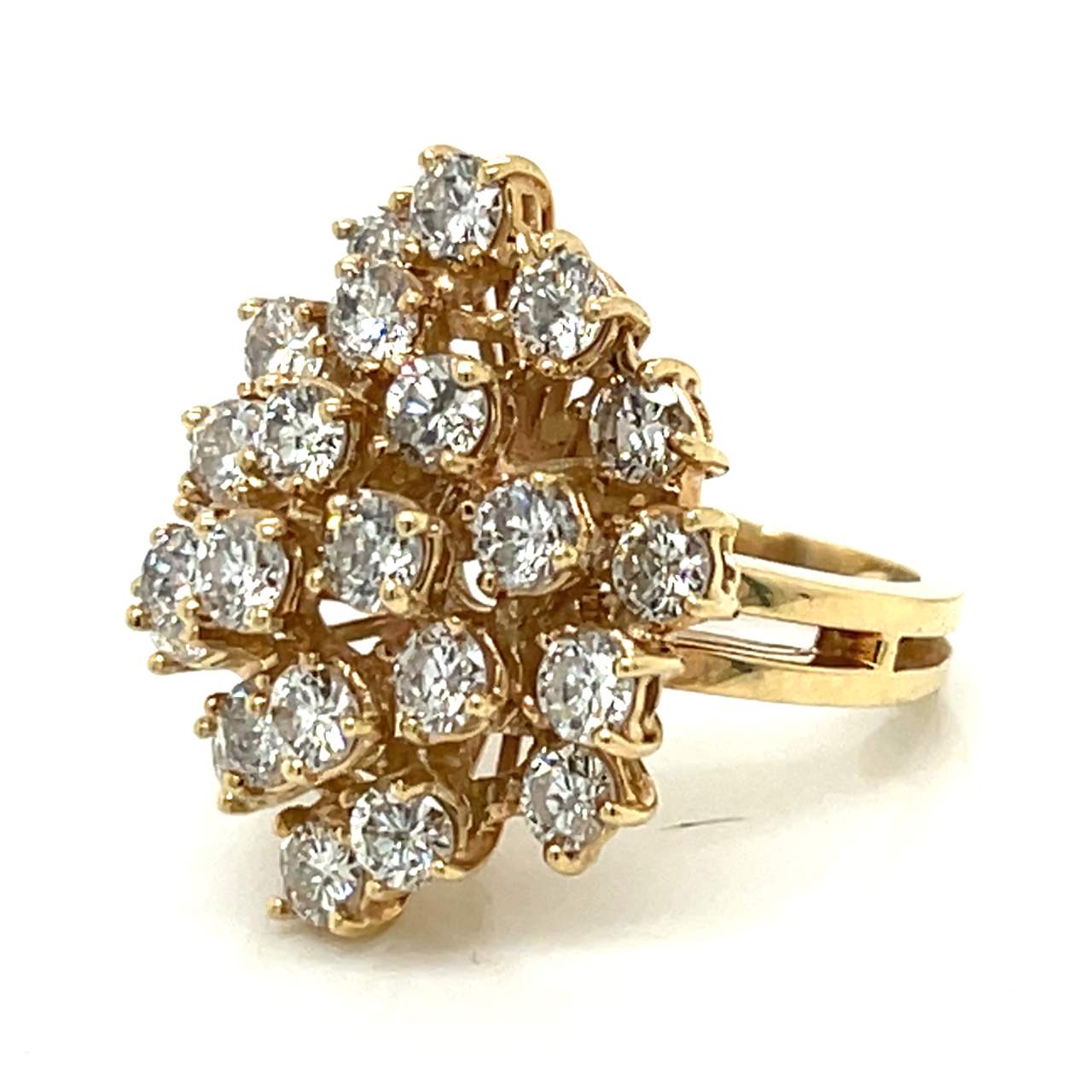 14K Yellow Gold 3.60 Ct. Diamond Ring