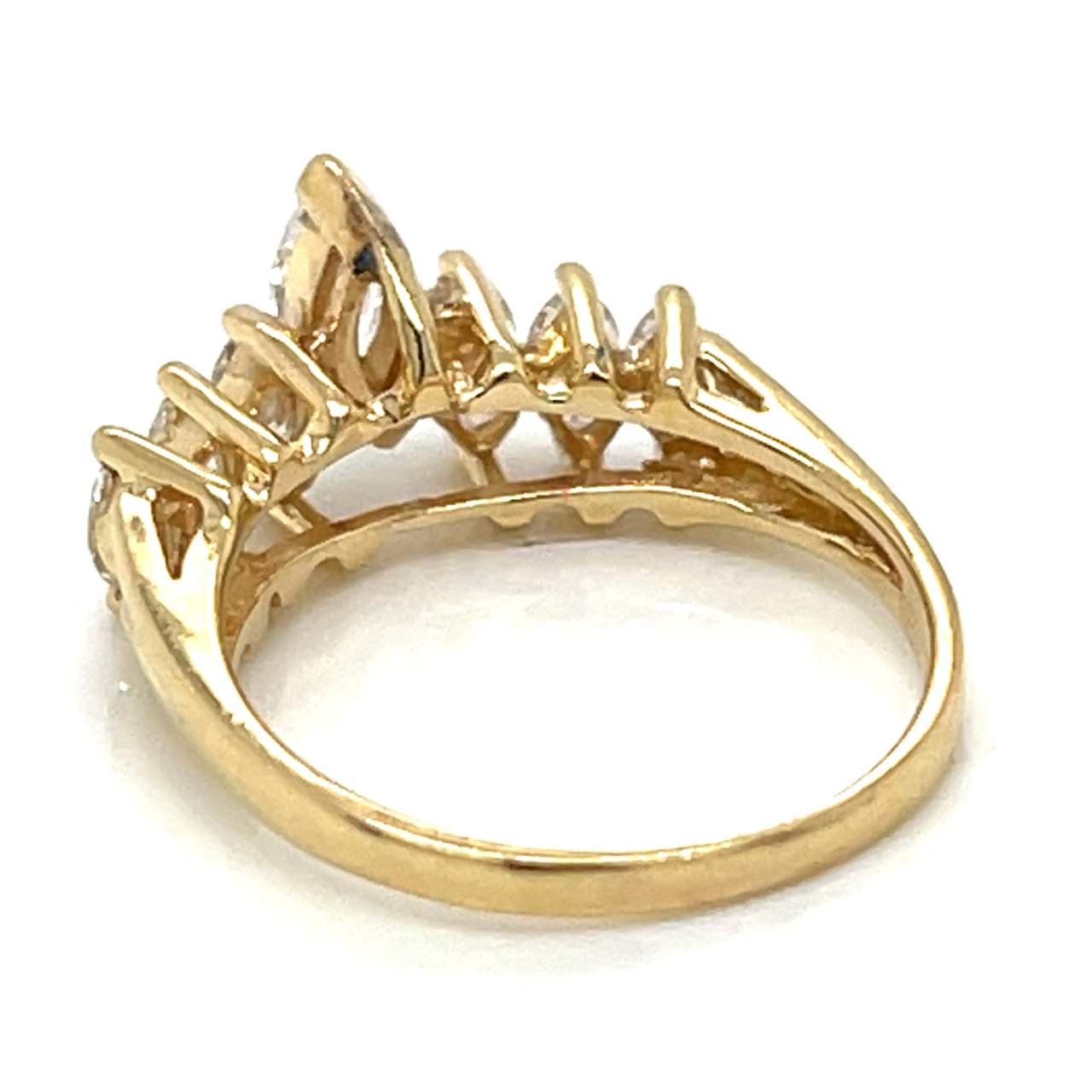 14K Yellow Gold 0.95 Ct. Diamond Ring
