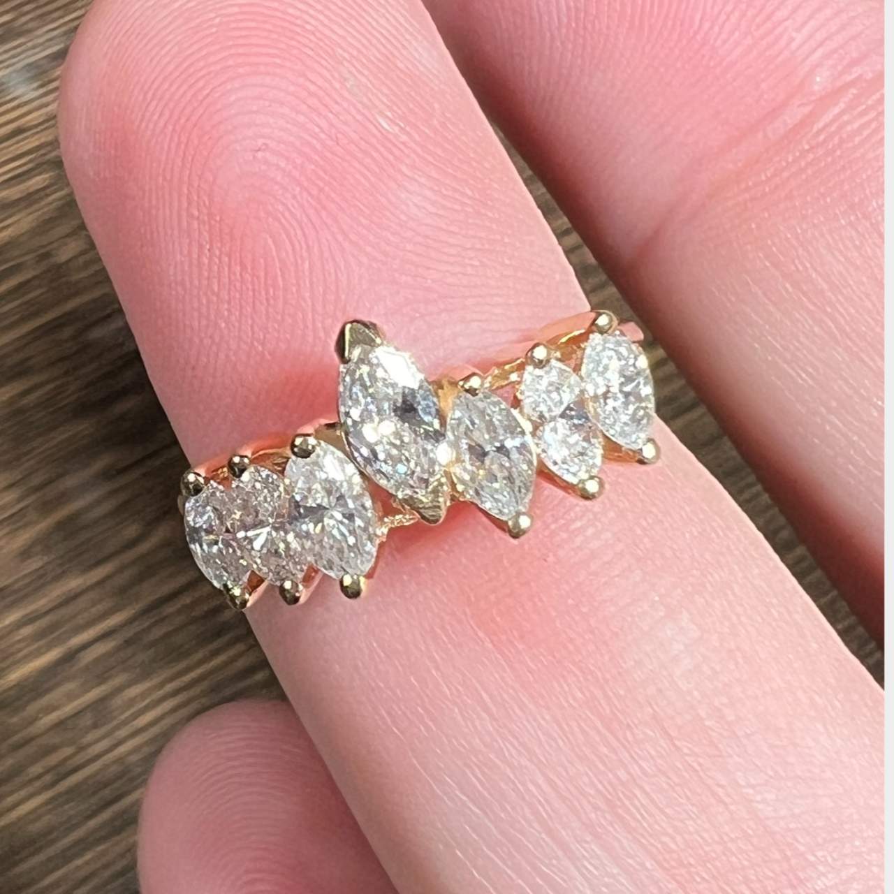 14K Yellow Gold 0.95 Ct. Diamond Ring
