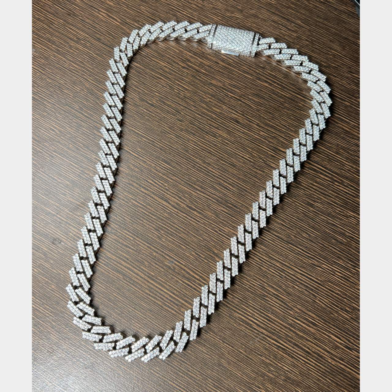10K White Gold 35.00 Ct. Lab Grown Diamond Necklace