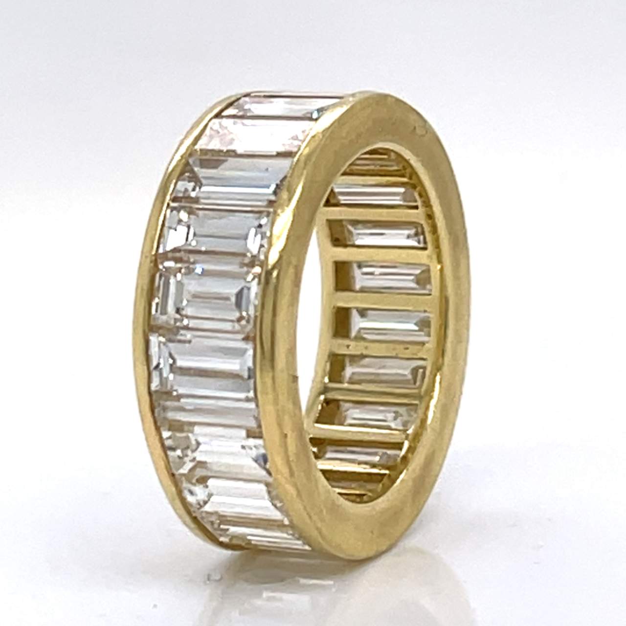 18K Yellow Gold 10.00 Ct. Diamond Eternity Band