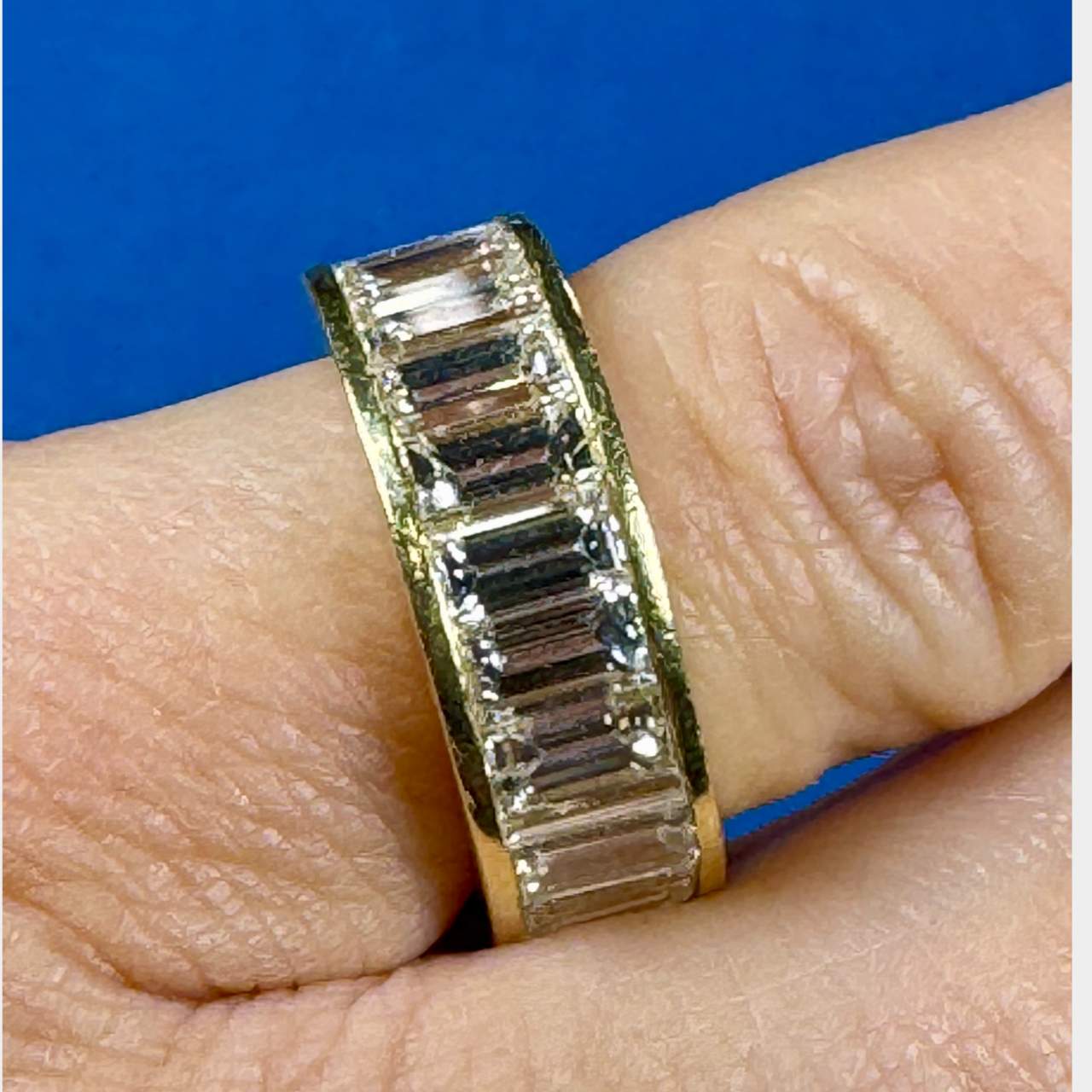 18K Yellow Gold 10.00 Ct. Diamond Eternity Band