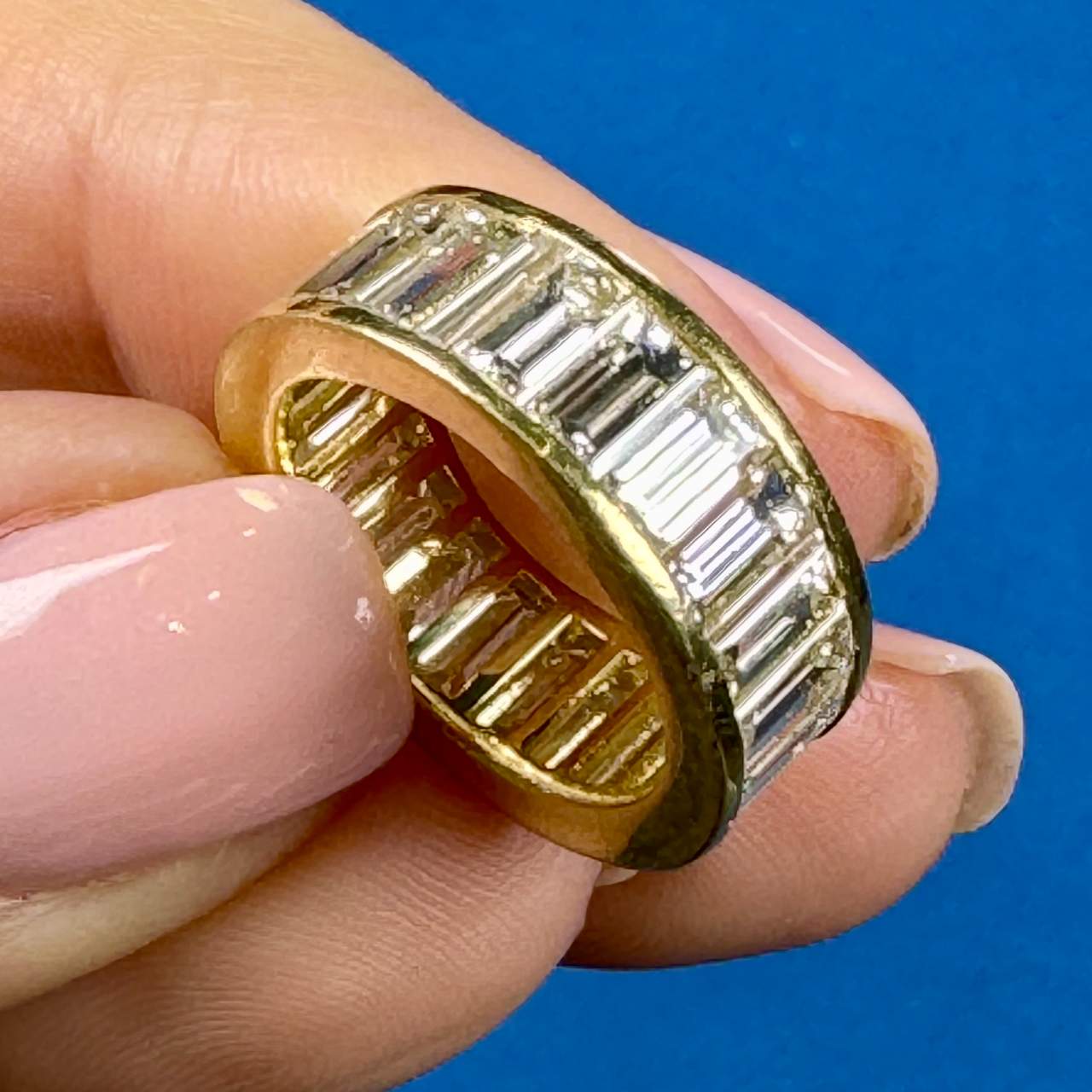 18K Yellow Gold 10.00 Ct. Diamond Eternity Band