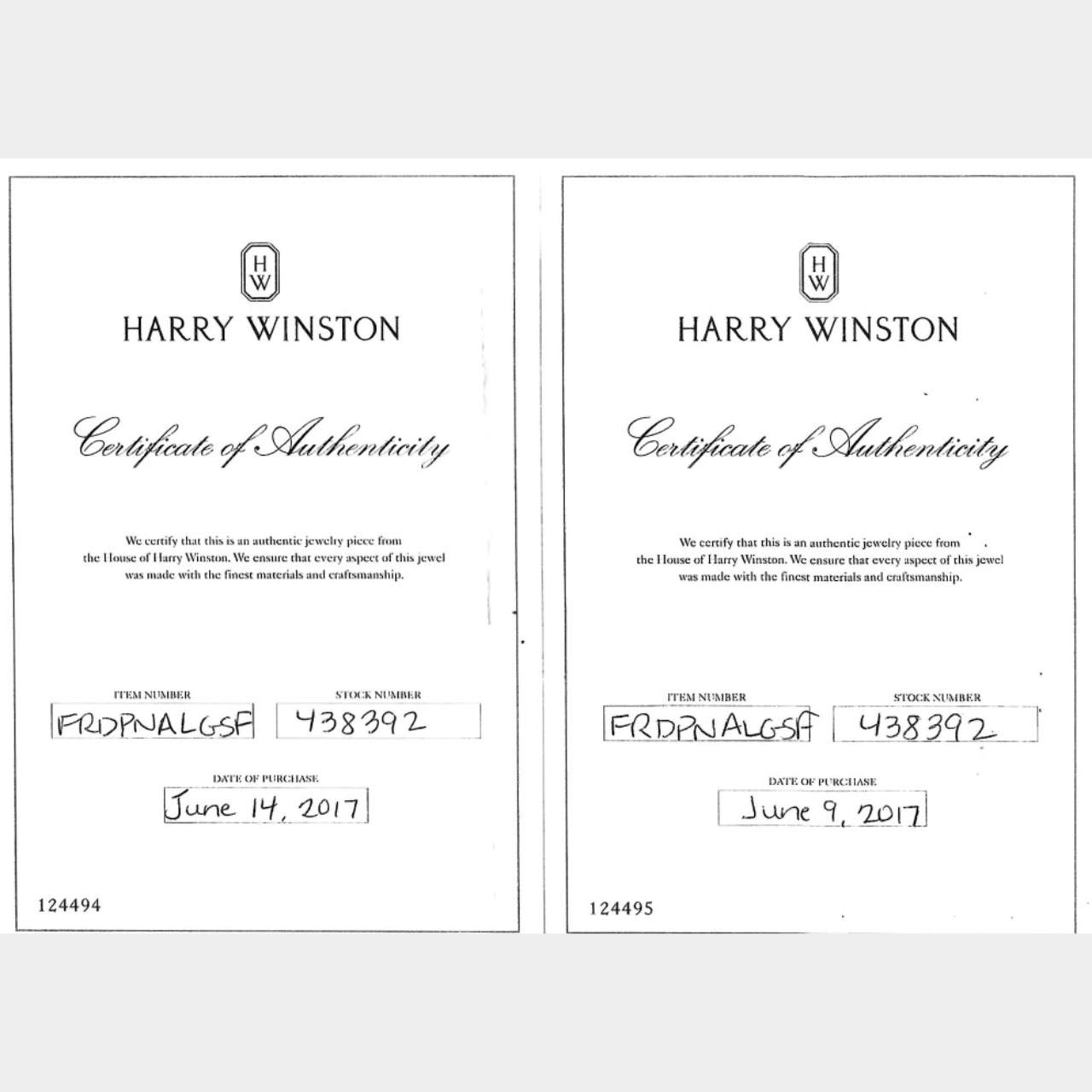 HARRY WINSTON GIA Certified 1.51 Ct. Diamond Ring