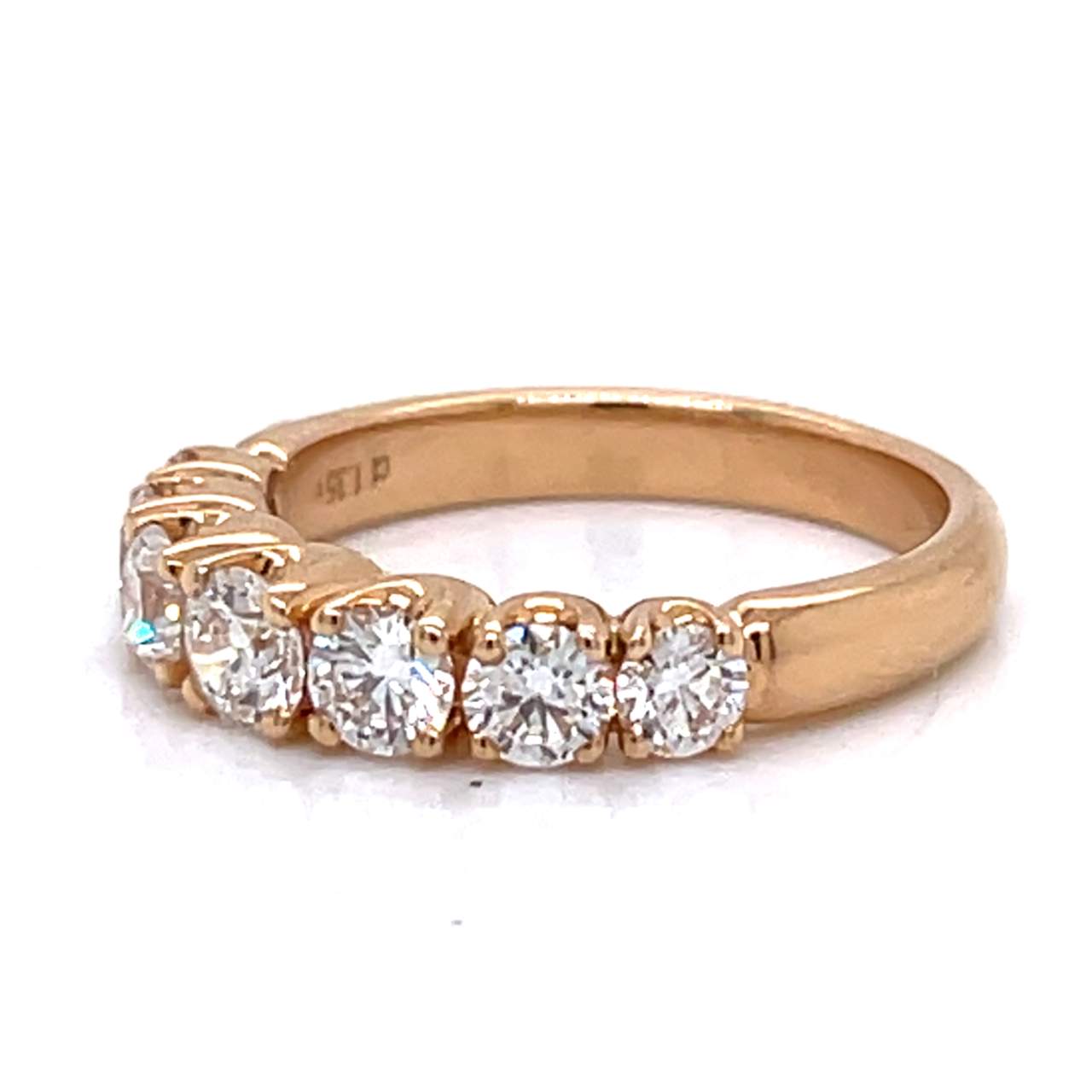 CRIVELLI 18K Rose Gold 1.40 Ct. Diamond Anniversary Ring