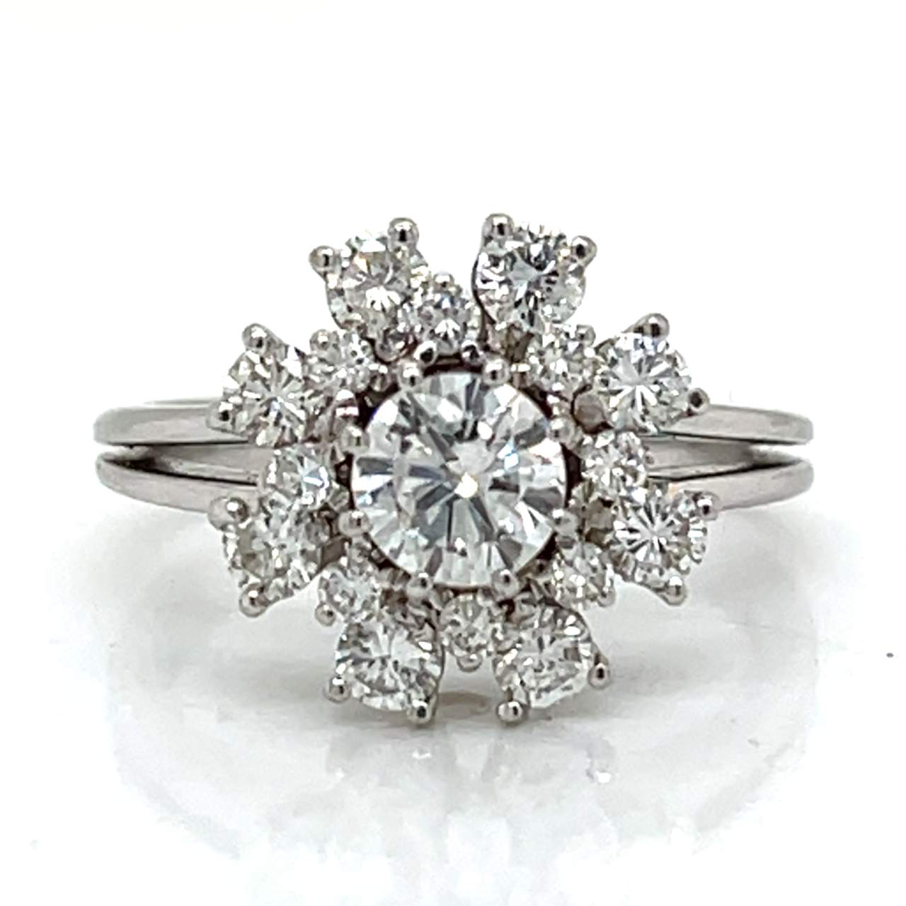 18K White Gold 1.70 Ct. Diamond Ring