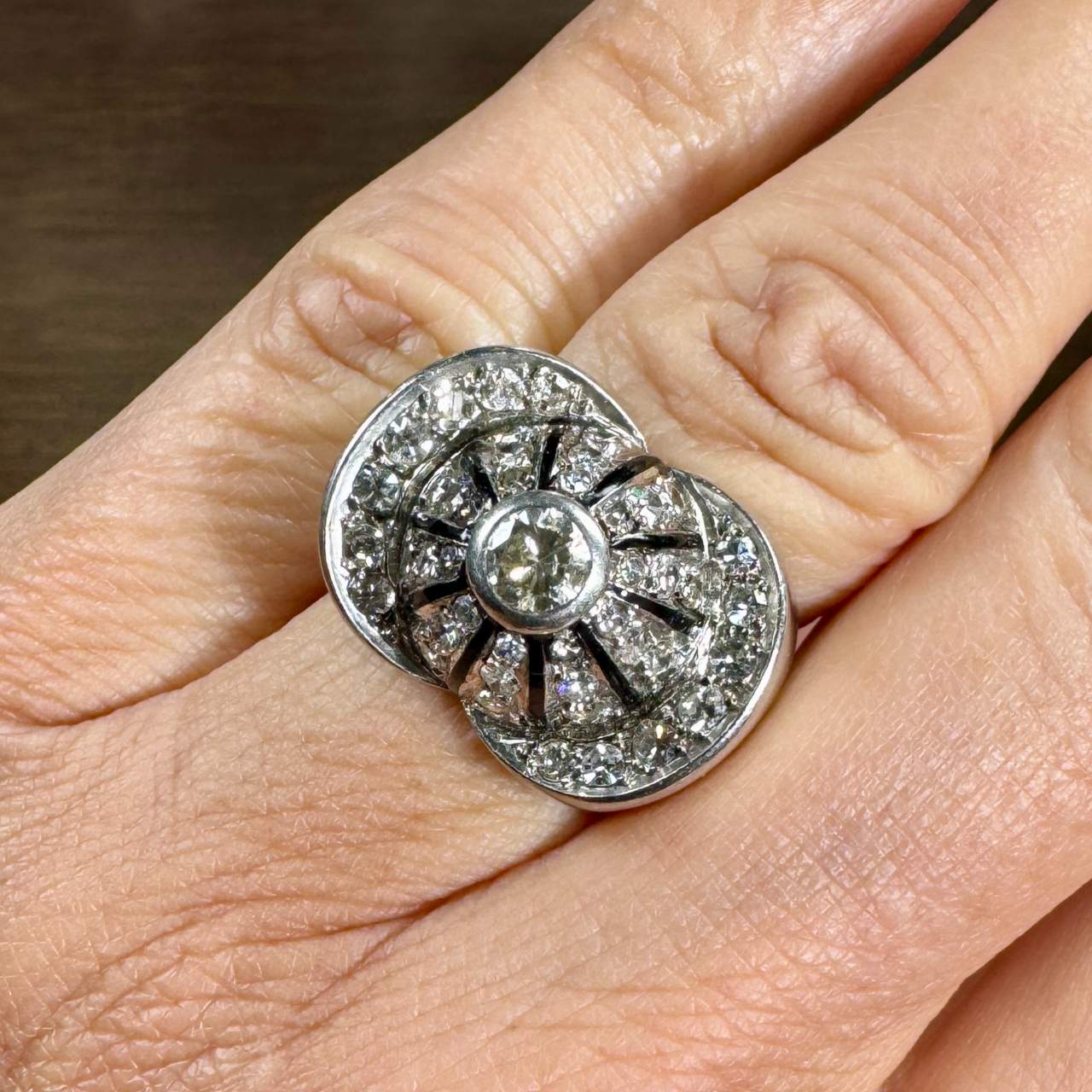 Art Deco Platinum Diamond Ring
