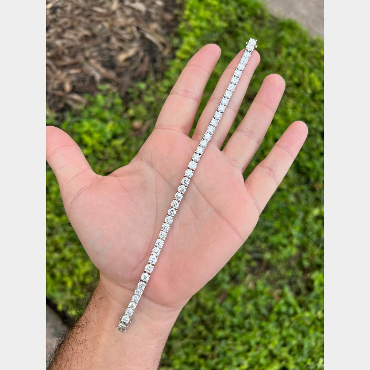 17.80 Ct. Diamond Tennis Bracelet