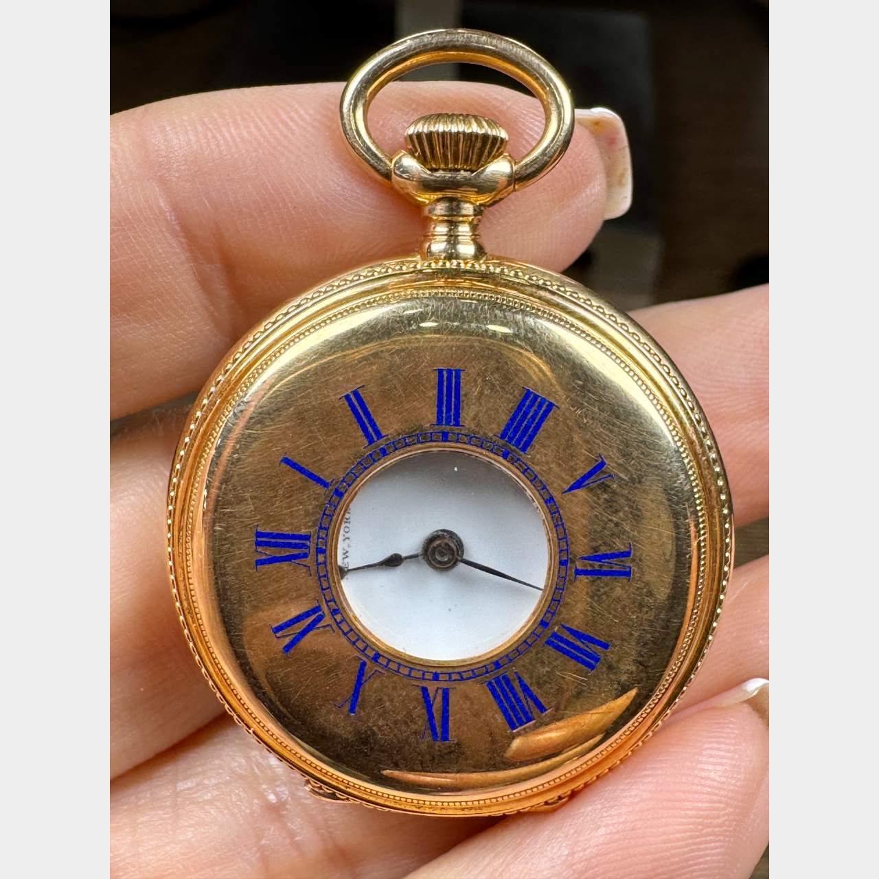 TIFFANY & CO. 18K Yellow Gold Pocket Watch