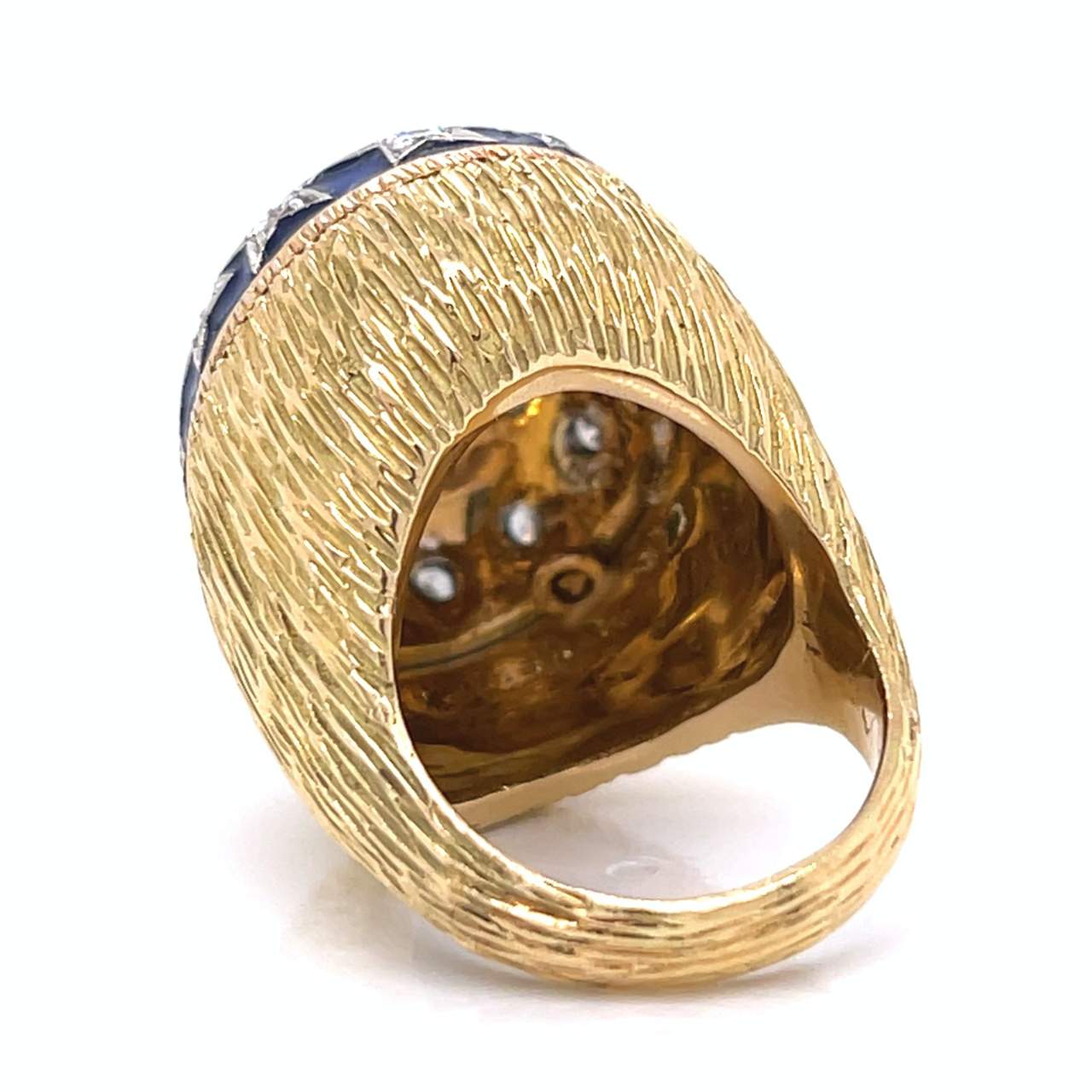 18K Yellow Gold Diamond Ring