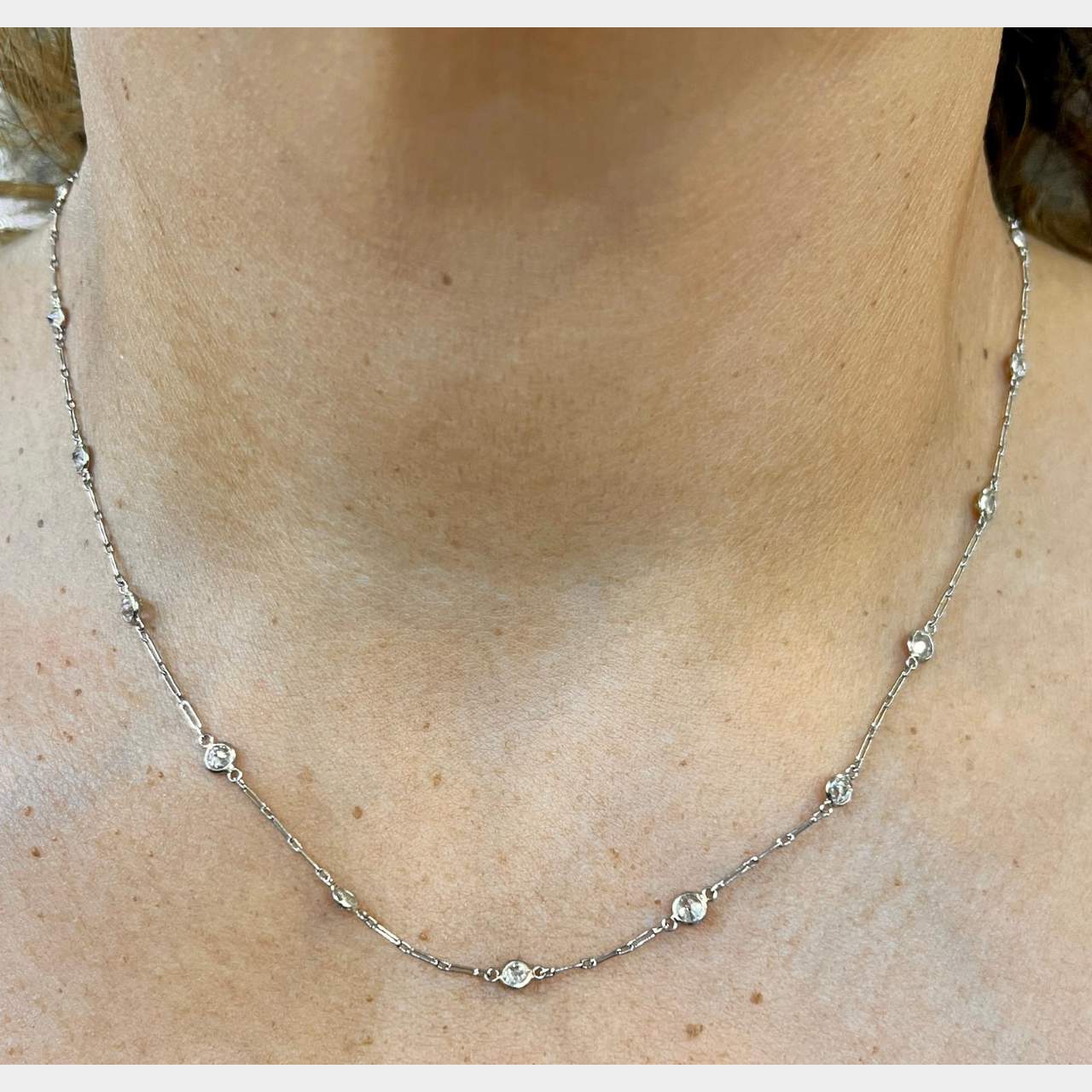 2.70 Ct. Diamond by the Yard Necklace