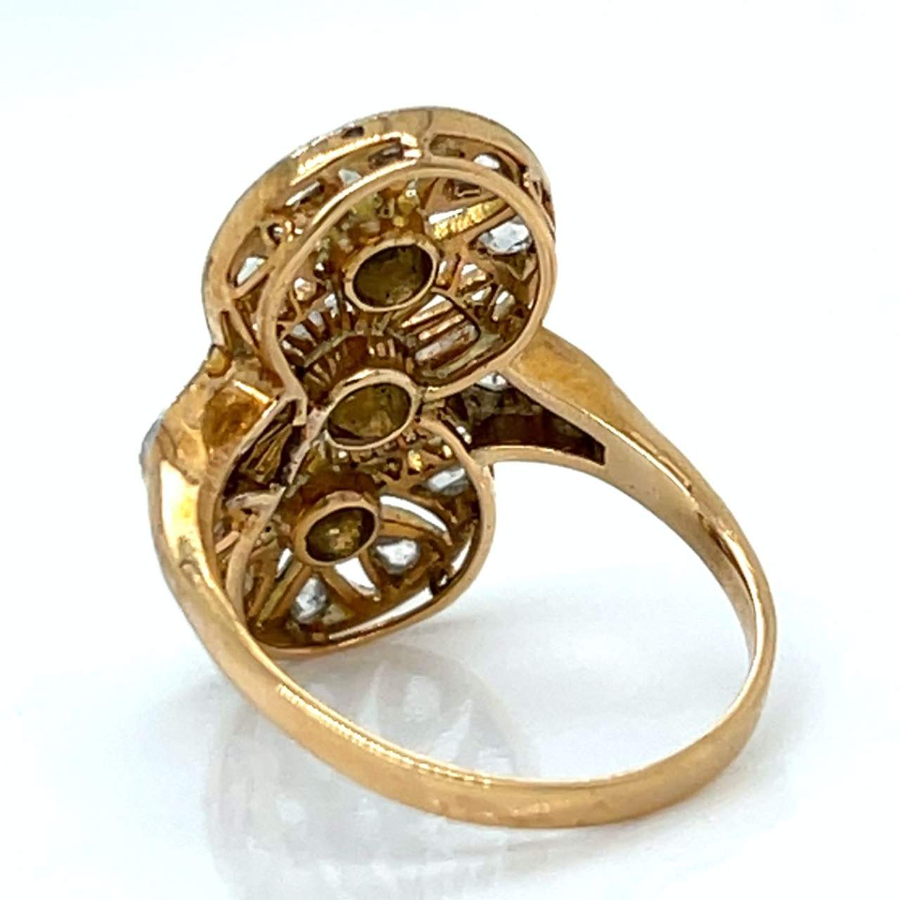 Antique 18K & Platinum 0.90 Ct. Diamond Ring